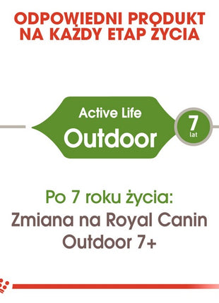 Royal Canin Outdoor karma sucha dla kotów dorosłych, wychodzących na zewnątrz 2kg