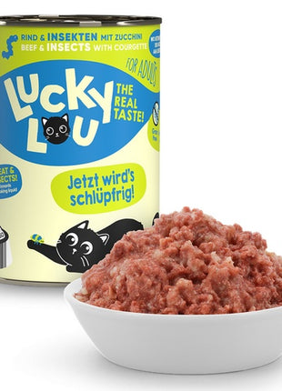 Lucky Lou Lifestage Adult Wołowina i owady puszka 400g