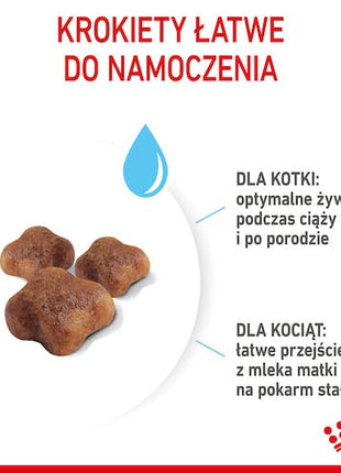 Royal Canin Mother&Babycat karma sucha dla kotek w okresie ciąży, laktacji i kociąt od 1 do 4 miesiąca 4kg