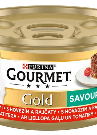 Gourmet Gold Savoury Cake z Wołowiną i pomidorami 85g