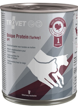 Trovet Unique Protein UPT Indyk dla psa i kota puszka 800g