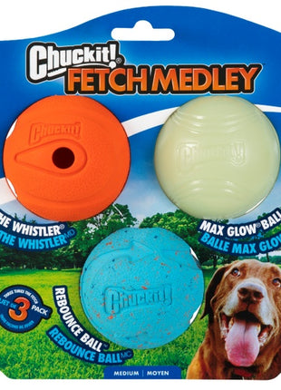 Chuckit! Fetch Medley Medium 3pak [520520]