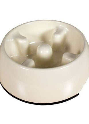 DOGIT Go-Slow Anti-Schling-Napf Weiss 600 ml