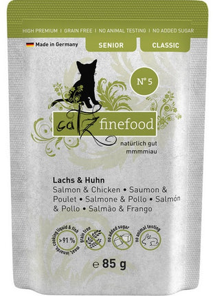 Catz Finefood Classic Senior N.05 Łosoś i kurczak saszetka 85g