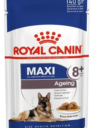 Royal Canin Maxi Ageing 8+ karma mokra w sosie dla psów dojrzałych, po 8 roku życia, ras dużych saszetka 140g