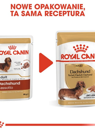 Royal Canin Dachshund karma mokra - pasztet, dla psów dorosłych rasy jamnik saszetka 85g