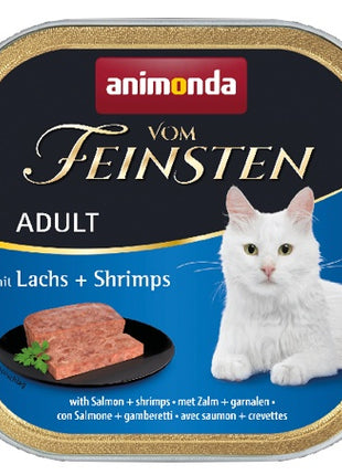 Animonda vom Feinsten Cat Adult z Łososiem i Krewetkami tacka 100g