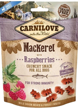 Carnilove Dog Snack Fresh Crunchy Mackerel+Raspberries 200g