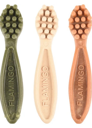 Flamingo Veggie gryzak szczoteczka 12,5cm/4szt