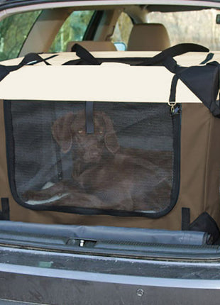 Pet-Star Transport-Hütte, braun/beige