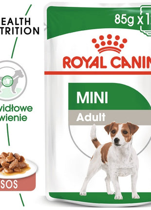Royal Canin Mini Adult karma mokra w sosie dla psów dorosłych, ras małych saszetka 85g