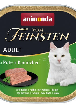 Animonda vom Feinsten Cat Adult z Indykiem i Królikiem tacka 100g