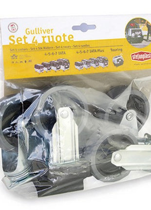 Stefanplast Zestaw 4 kółek do transportera Gulliver IATA 4, 5, 6, 7 [96328]