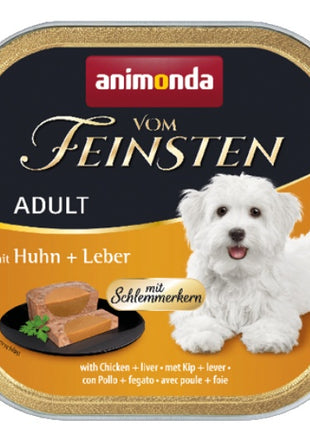 Animonda vom Feinsten Dog Adult Kurczak i Wątróbka tacka 150g