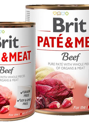 Brit Pate & Meat Dog Beef puszka 800g