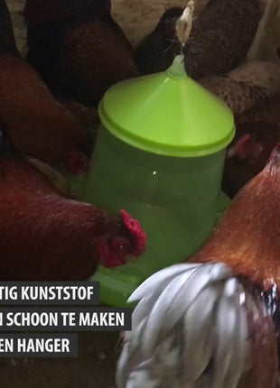 Gaun Pluimvee Voertoren op Pootjes Limoengroen