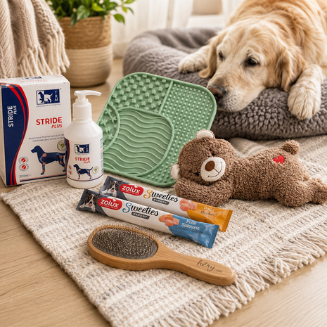 Fidello pamper pack for senior dogs – comfort, calm and care for your senior dog