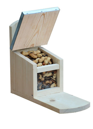 Eekhoorn Voederhuis met Zinken Dak – afbeelding 3