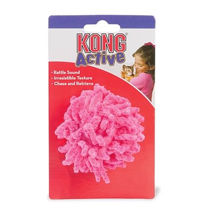 KONG Cat Moppy Ball /Pink/Green