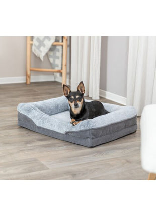 Trixie Vital Bett Lino Soft - grau/hellgrau - 110 × 75 cm