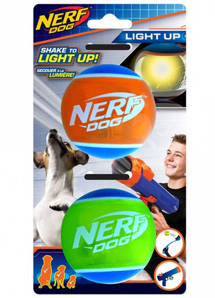 NERF Dog LED TPR Tennisball - 2er Set
